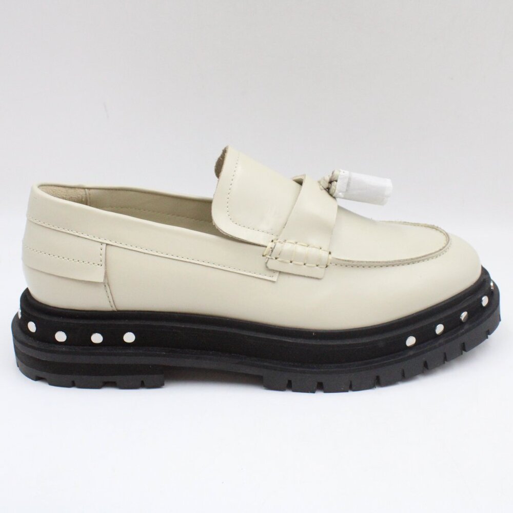 Free People Teagan Tassel Loafers in Antique Ivory US Women's Size 11 - Picture 7 of 15